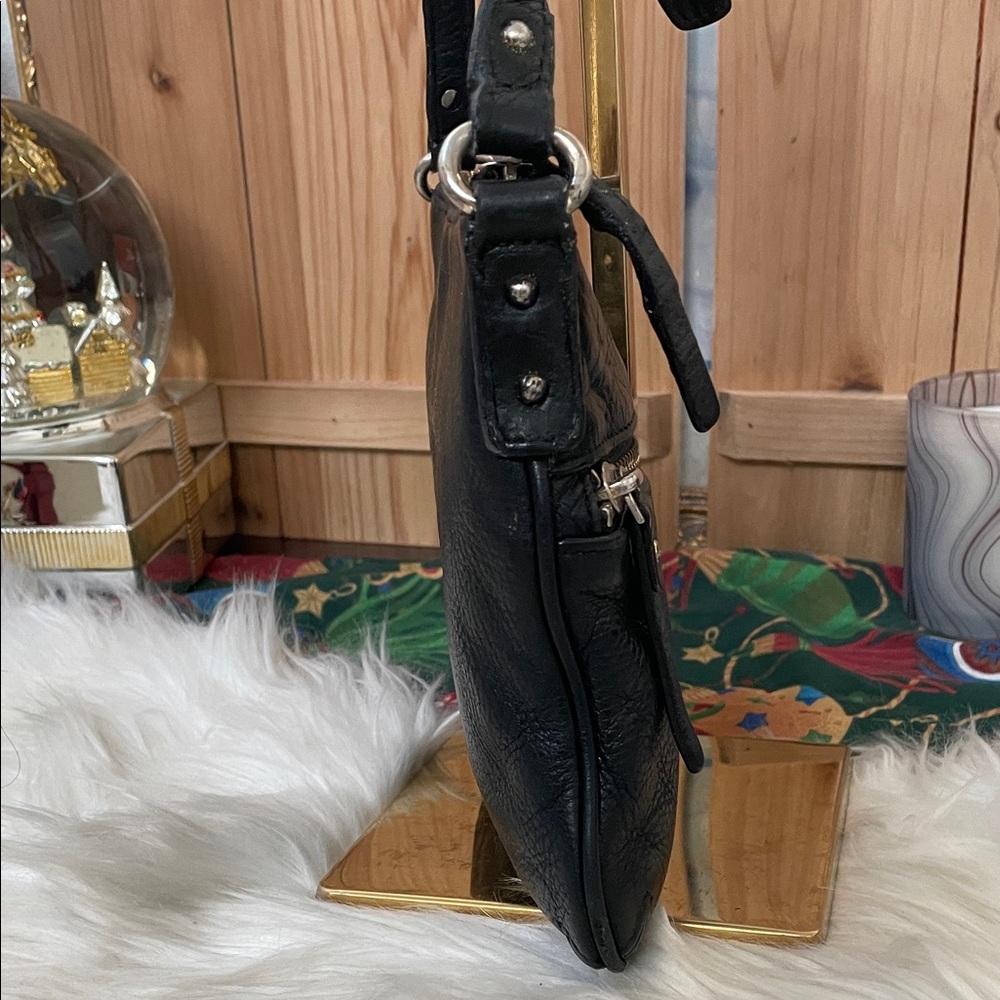 Small Kate Spade Mini Black Pebbled Leather Crossbody Bag - So Cute And Tiny - Picture 6 of 10